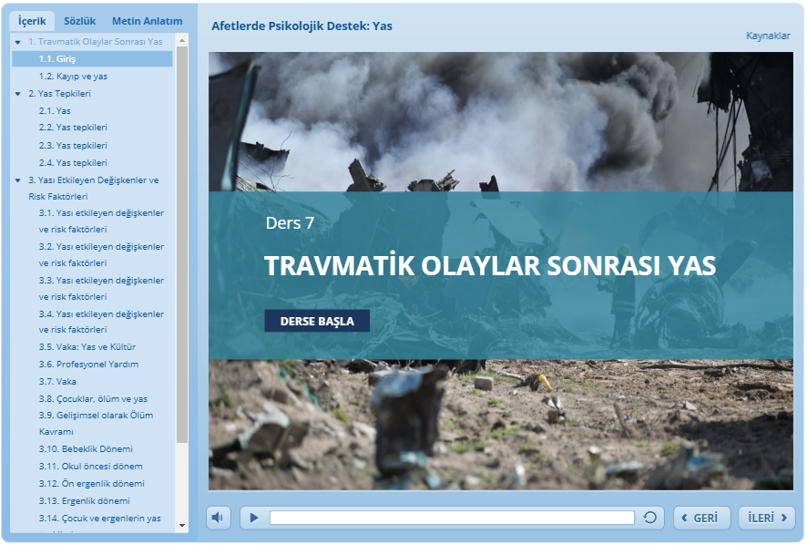 Travmatik Olaylar Sonrası Yas